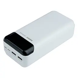 Універсальний мобільний акумулятор Remax Lesu RPP-103 30000 mAh (Білий) - мініатюра 3