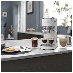 Ріжкова кавоварка еспресо DeLonghi EC 890.WI - мініатюра 8