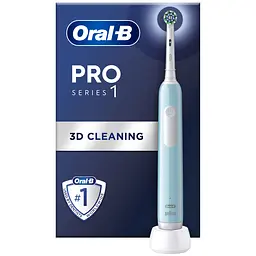 Электрическая зубная щетка Oral-B Braun Pro Series 1 голубая