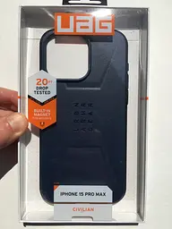 Оригінальний протиударний чохол UAG Civilian MagSafe для iPhone 15 Pro Max (6.7") Mallard 114295A15555 - мініатюра 2