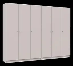 Шафа для одягу Doros Промо Кашемір 3+3 ДСП 270х48х204 (80737674) - мініатюра 2