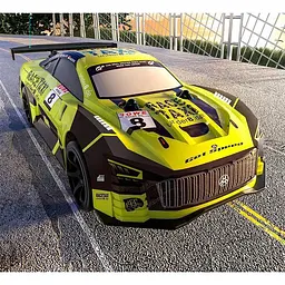 Машинка на радіокеруванні JJRC Q165 1:18 Race Taxi Drift Car Black/Yellow [142535] - мініатюра 3