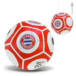 М'яч футбольний FC BAYERN MUNCHEN FP081 №5, PU 420 грам, 32 панелі, сітка+голка в комплекті - мініатюра 2