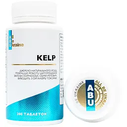 Комплекс All be Ukraine Kelp фукус та ламінарія 200 таблеток (ABU-01039) - мініатюра 4