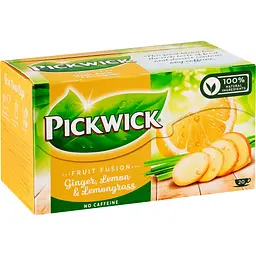 Чай фруктово-трав'яний Pickwick імбир-лемонграс 30 г (20 шт. х 1.5 г) (907484) - мініатюра 3