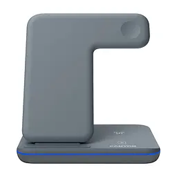 Зарядний пристрій Canyon WS-303, 3in1 Wireless Dark Grey (CNS-WCS303DG)