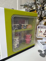   Ігрова каса з екраном, сканером, морозильною камерою та продуктами (46 шт) - мініатюра 8