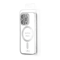 Чохол Ductil Metallic Edge with MagSafe (Protected Camera & Lens) iPhone 15 Pro Silver - мініатюра 2