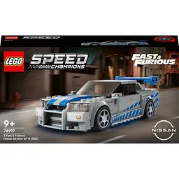 Конструктор LEGO Speed Champions «Двойной форсаж» Nissan Skyline GT-R (R34), 319 деталей (76917)