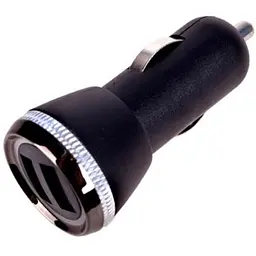 Автомобільний зарядний пристрій Voin 2USB 12/24V - 5V 2.4A (C-2402BK)