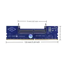 Конвертор Dynamode DDR4 Laptop SO-DIMM to Desktop DIMM RAM Memory (DM-DDR4-DIMM-Converter) - мініатюра 4