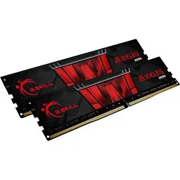 Модуль пам'яті для комп'ютера DDR4 16GB (2x8GB) 3200 MHz AEGIS G.Skill (F4-3200C16D-16GIS) - мініатюра 2