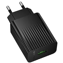 МЗП Borofone BAS72A Source QC3.0 (1USB-A) Black