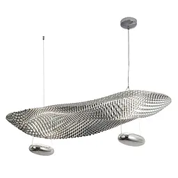 Люстра LED Levistella 792D1315 CH, 16W, 3000K, хром, сучасний стиль, регульована висота 300-1500мм - мініатюра 2