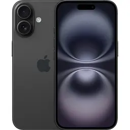 Смартфон Apple iPhone 16 128GB eSim Black (MYAP3) [129983]