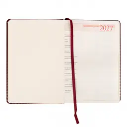 Щоденник діловий Leo Planner 2027 Vector А5 твердий коричневий 368 сторінок (252759) - мініатюра 4