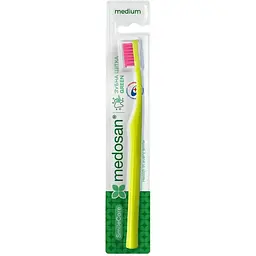 Зубна щітка Medosan SmileCare Medium Green