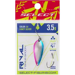 Блешня Select Rival 3.5g 34mm #04 Fancy Silver - мініатюра 2