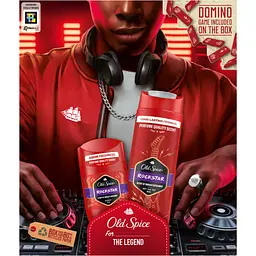 Подарунковий набір Old Spice Rockstar: Гель для душу 3 в 1, 400 мл + Твердий дезодорант 50 мл - мініатюра 4