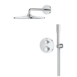 Душова система прихованого монтажу термостатична Grohe QuickFix Precision з Vitalio Rain Mono 310 34880000, Хром - мініатюра 4