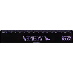 Лінійка Yes Wednesday 15 см (370713)