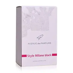 Парфумована вода Avenue des Parfums Style Milano black 50 мл - мініатюра 2