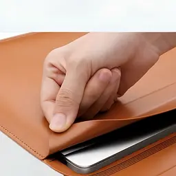 Чохол MacBook Air 15 WiWu Skin Pro 2 Leather Brown - мініатюра 4