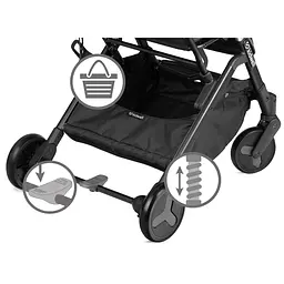 Прогулянкова коляска Kidwell Mavero Black/Brown - мініатюра 5