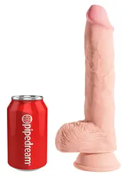 Фалоімітатор King Cock With Balls 10 Inch 25.4 см тілесний - мініатюра 7