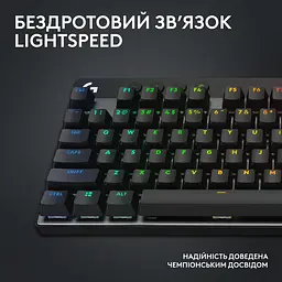 Клавіатура для геймерів Logitech G Pro X TKL LightSpeed з підсвічуванням чорна (920-012136) - мініатюра 7