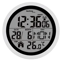 Годинник настінний Technoline WT3005 Bath Clock Silver (WT3005)