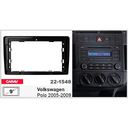 Перехідна рамка для автомобіля Volkswagen Polo Carav 22-1548 - мініатюра 5