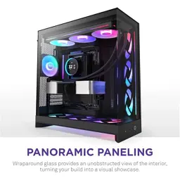 Корпус для ПК NZXT H9 Flow RGB Dual-Chamber All Black (CM-H92FB-R1) - мініатюра 7
