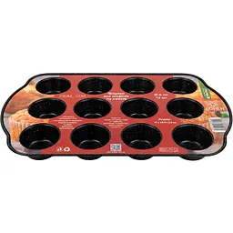 Форма для мафінів та кексів Kohen Real jam 41x26.5 на 12 шт (KN94066) - мініатюра 4