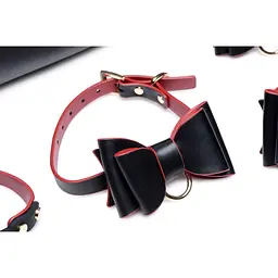 Набір для BDSM Master Series Bow - Luxury BDSM Set With Travel Bag - мініатюра 7