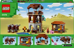 Конструктор LEGO Minecraft Аванпост розбійників та спустошувач 665 деталей (21278) - мініатюра 3