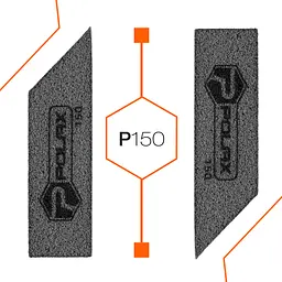 Губка шліфувальна P150 Polax кутова 110х90х25 мм (54-227) - мініатюра 6