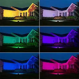 Ліхтар вуличний прожектор RGB управління через Bluetooth світильник Smart LED 7981 IP66 25 W - мініатюра 8