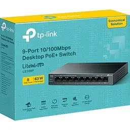 Комутатор TP-Link LS109P [162869] - мініатюра 4