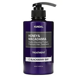 Кондиціонер для волосся "Ожина & Лавр" 500 мл Kundal Honey & Macadamia Protein Hair Treatment BlackBerry Bay