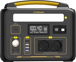Портативна зарядна станція Vtoman Jump 600X LiFePO4, 299.52 Вт/ч 600 Вт (Jump 600X) - мініатюра 3