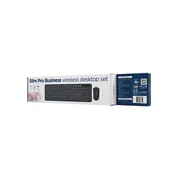 Комплект Gembird Slim Pro Business Wireless Black (KBS-WPS-01-CYRL) - мініатюра 4