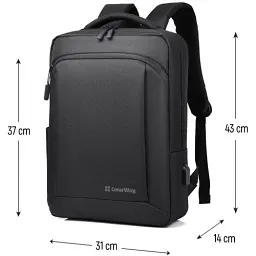 Рюкзак для ноутбука 17.3" ColorWay Practical, Black (CW-BPP173-BK) - мініатюра 2