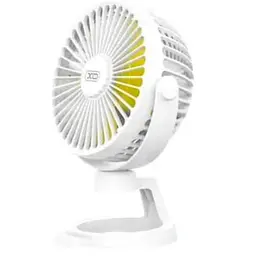 Вентилятор XO MF78 4-inch desktop/bracket adjustable angle fan 1200mAh білий