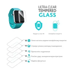 Скло захисне Piko Full Glue Apple Watch 38 mm (1283126487620) - мініатюра 2