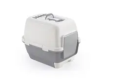Stefanplast Cathy Clever and Smart Туалет закритий для котів з піддоном і фільтром сірий