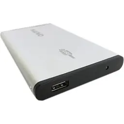 Кишеня зовнішня Maiwo K2501A-U2S 2.5" USB 2.0 silver - мініатюра 2