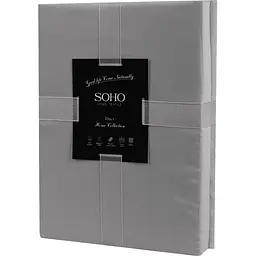 Комплект постільної білизни Soho Duet сімейний Grey/Graphite (Сімейний Duet 2шт-150*200 Grey/G) - мініатюра 3