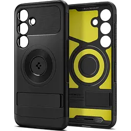 Протиударний з підставкою чохол Spigen Slim Armor MagSafe для Samsung Galaxy S24 (S921) Black ACS07203 Magfit