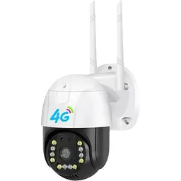 IP камера відеоспостереження RIAS P20 v380 APP Wi-Fi 3MP 4G вулична з віддаленим доступом White